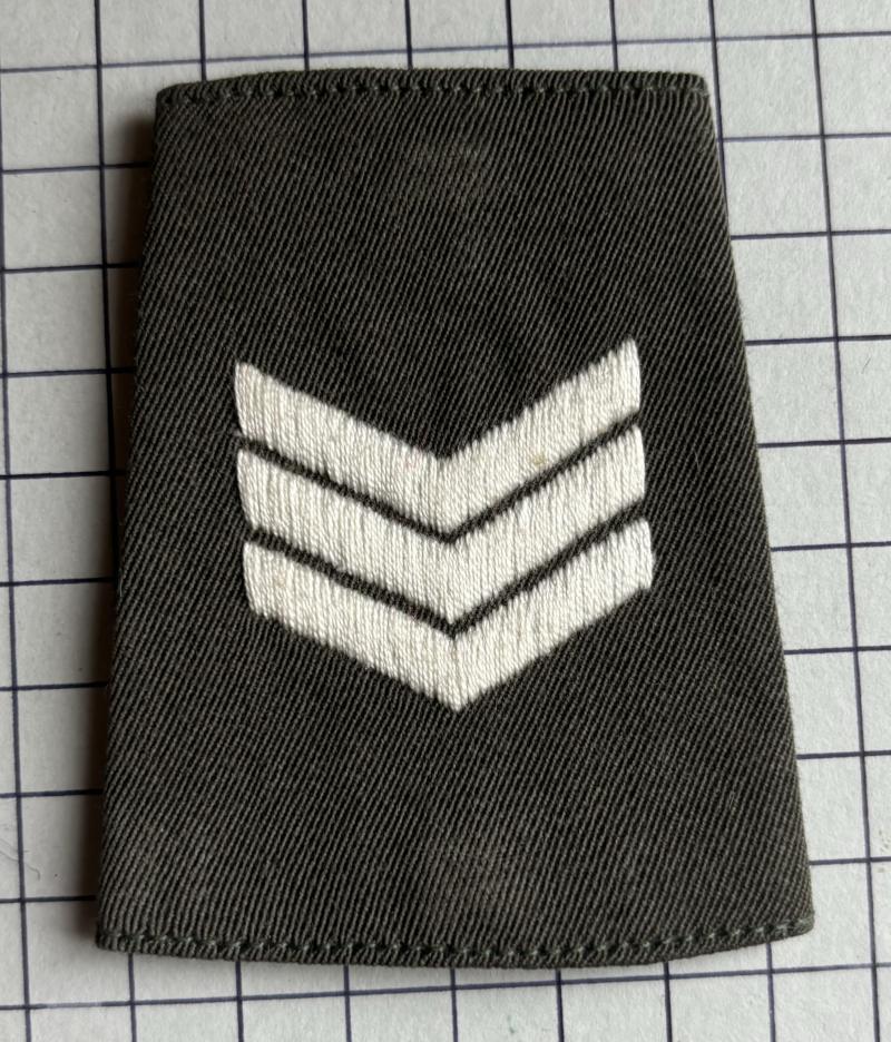 Royal Marines (RM) Sergeant Rain Coat Rank Slide Badge