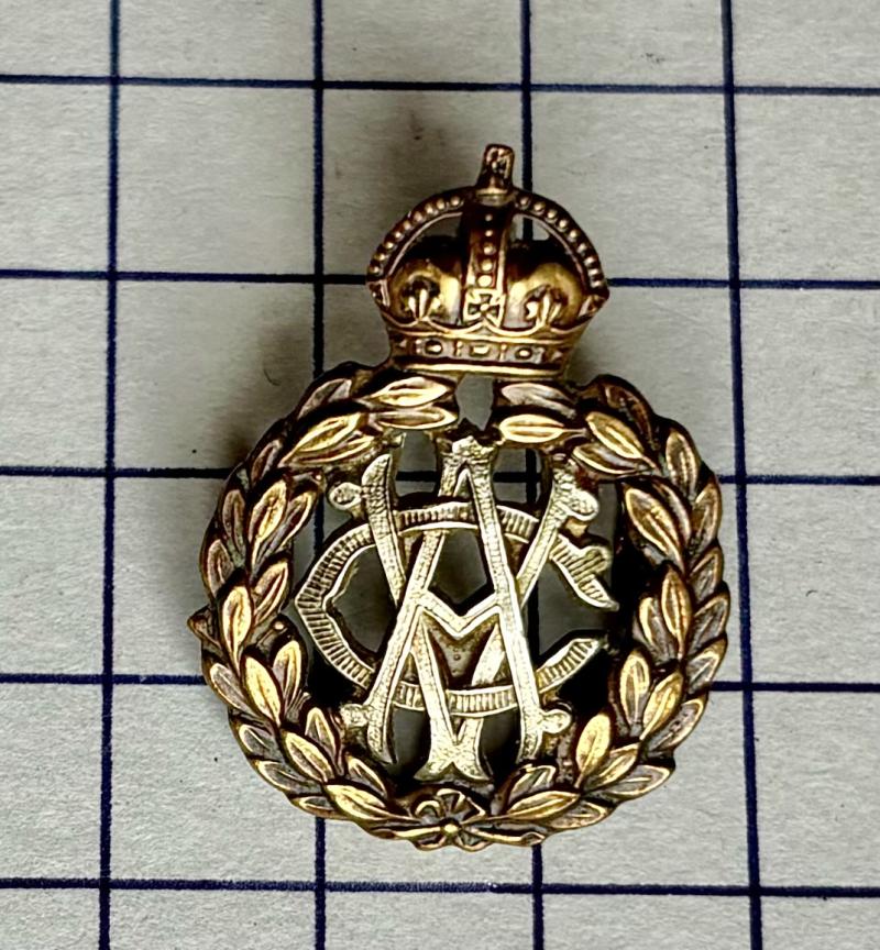 c1903-1918 Army Veterinary Corps (RAVC) Other Ranks Bi-Metal Collar Badge