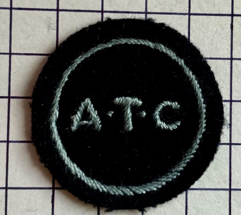 cWW2 - 1950s Air Training Corps (ATC) Arm Patch Badge