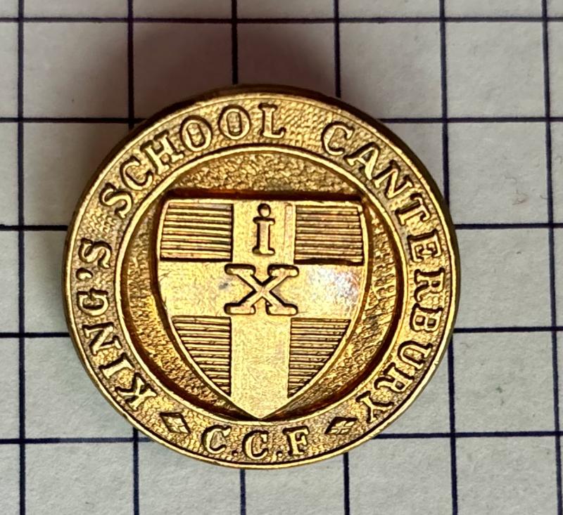 King's School Canterbury Combined Cadet Force (CCF) Cap Badge