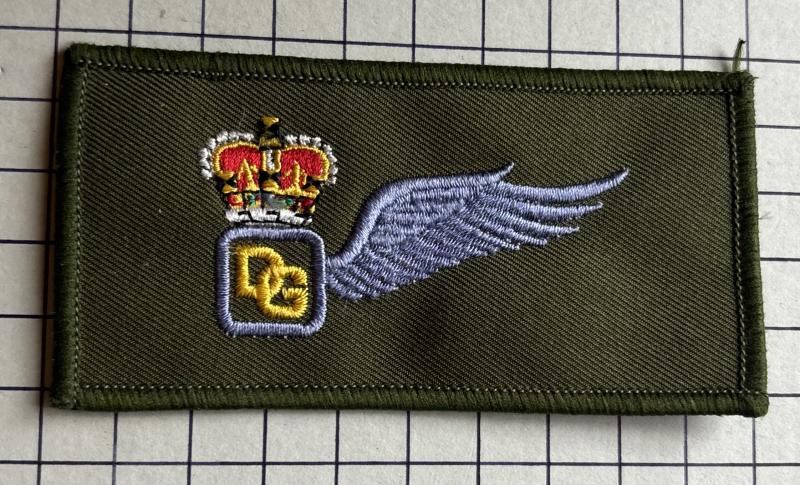 Army Air Corps (AAC) Door Gunner (DG) Brevet Aircrew Wing Patch Badge