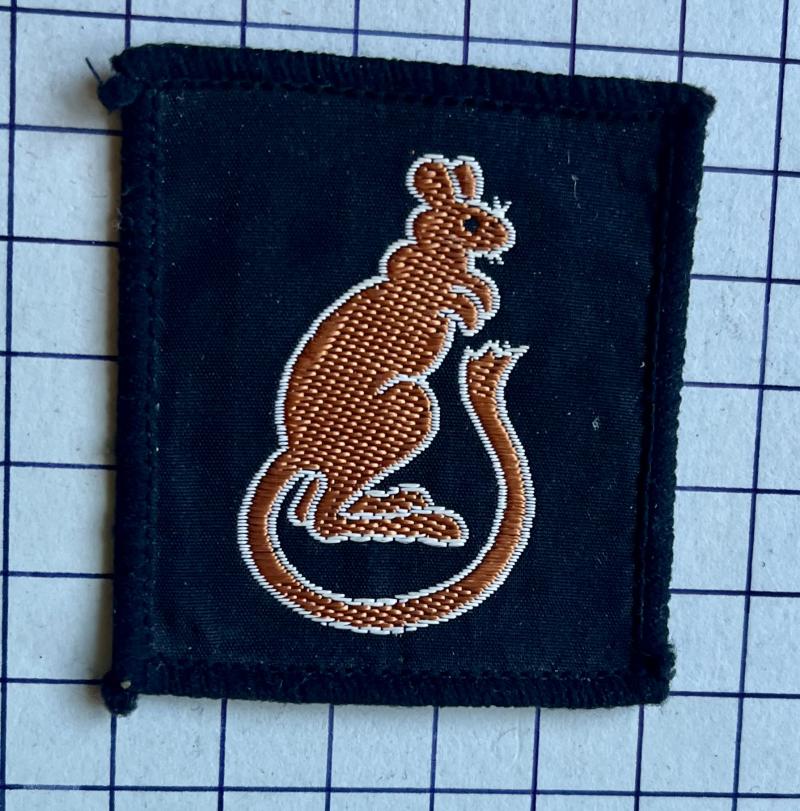 c1990s Gulf War Period 7th Armoured Brigade 'Desert Rat' Cloth Formation Sign Patch