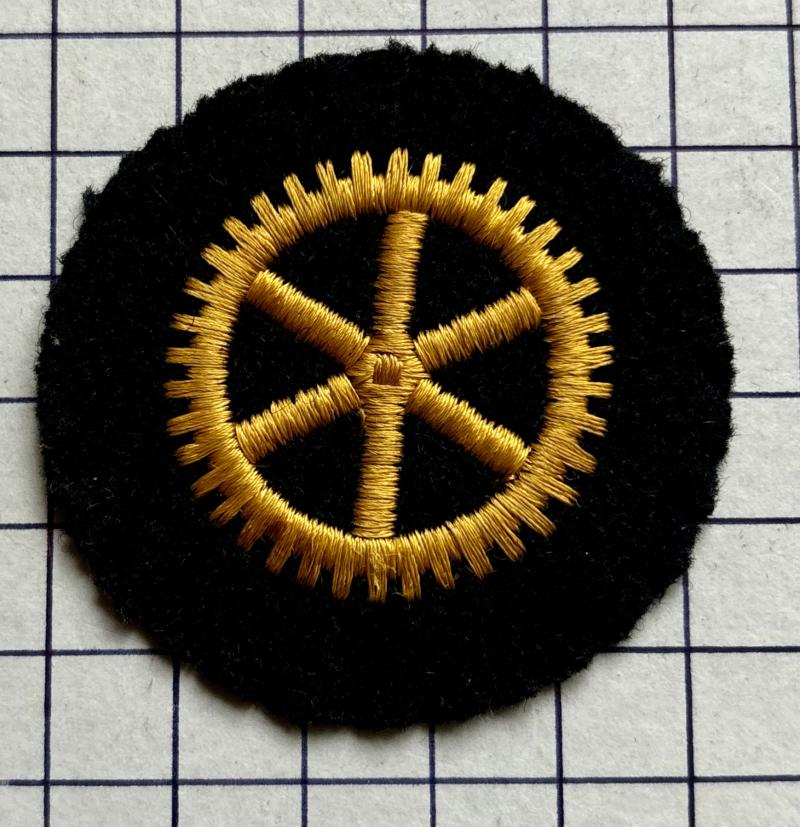 cWW2 German Kriegsmarine Naval Engineer Trade Badge Patch